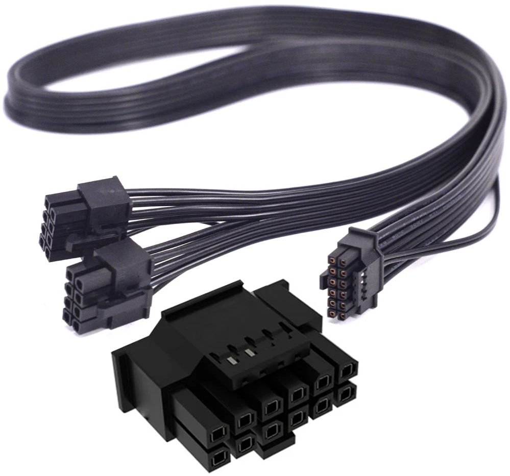 Dual 8Pin To 16Pin 12Vhpwr Cable - สําหรับ Thermaltake PF1 ARGB 850W 1000W