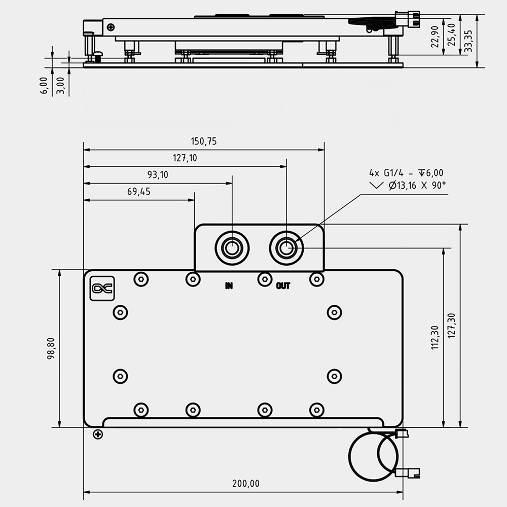 Rx 9070 Xt - Alphacool Core Water Block Serve สําหรับ