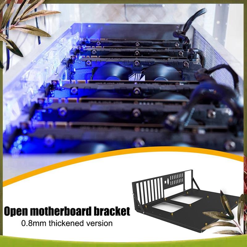 New-3X การทําเหมืองแร่กรอบการท - Gpu Mining Rig Frame 8 Gpu บทวิจารณ์และราคา
