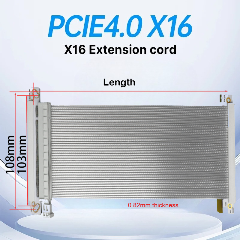 สายแปลง ADT-Link PCI-E x16 4.0 - Itx Gpu Riser Pcie 4.0 16X บทวิจารณ์และราคา