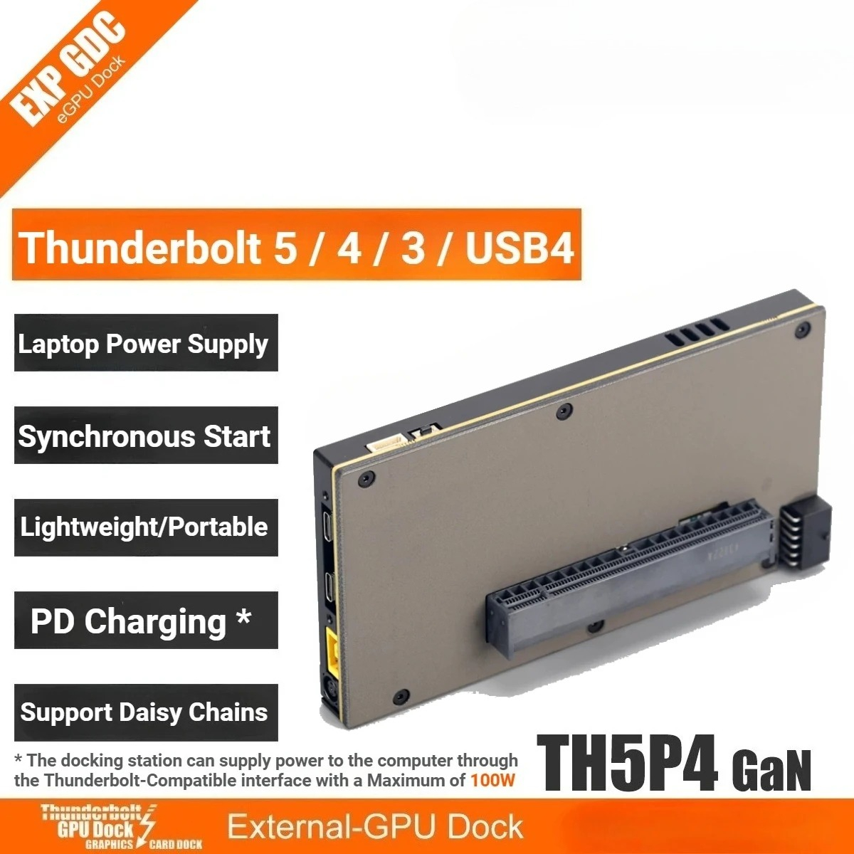 อัพเกรดแล็ปท็อป TH5P4GaN Thund - Gpu External Dock Egpu Thunderbolt 4 บทวิจารณ์และราคา