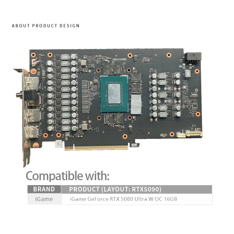 บล็อกระบายความร้อน GPU Bykski  - Rtx 5080 16Gb บทวิจารณ์และราคา